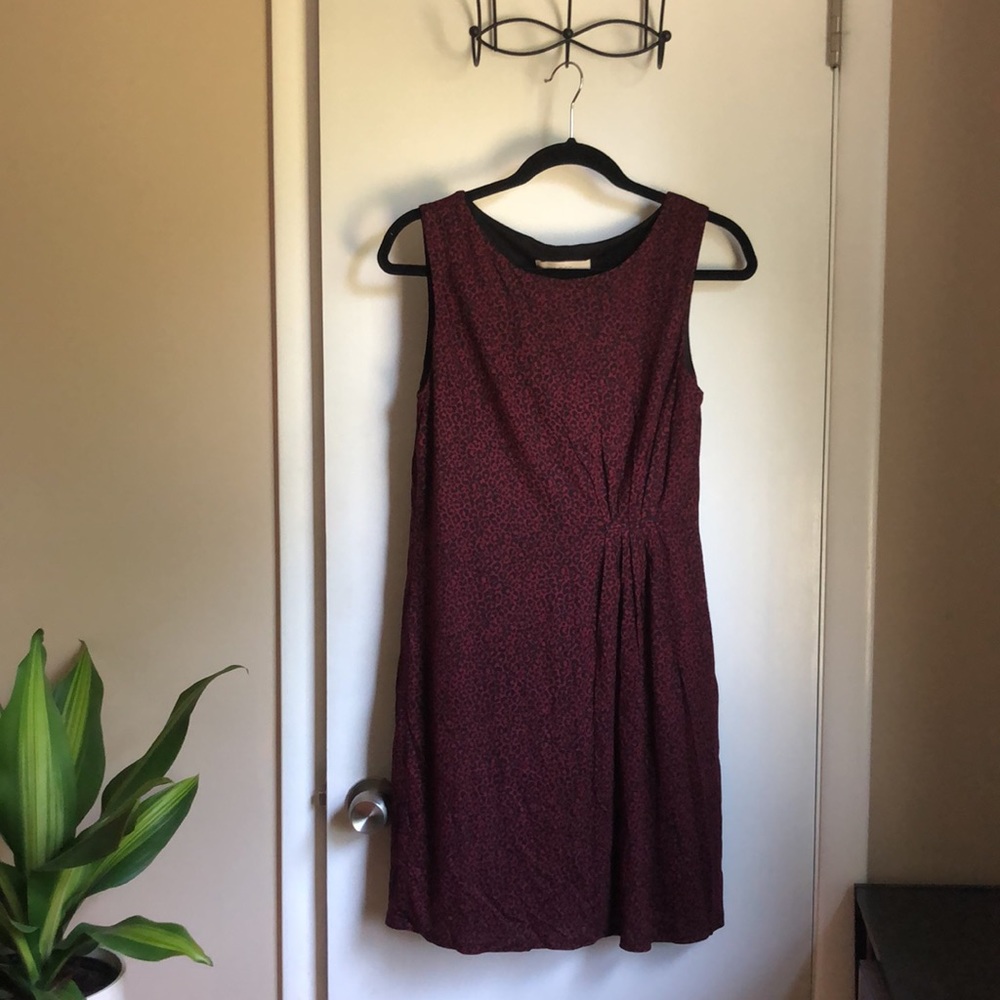 Loft cheetah print dress